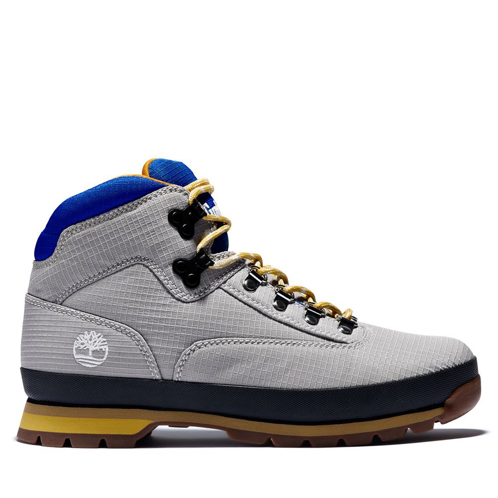 Botas de Montaña Timberland Argentina Hombre - Euro Hiker Knit Mid - Gris - ZYDWON-450